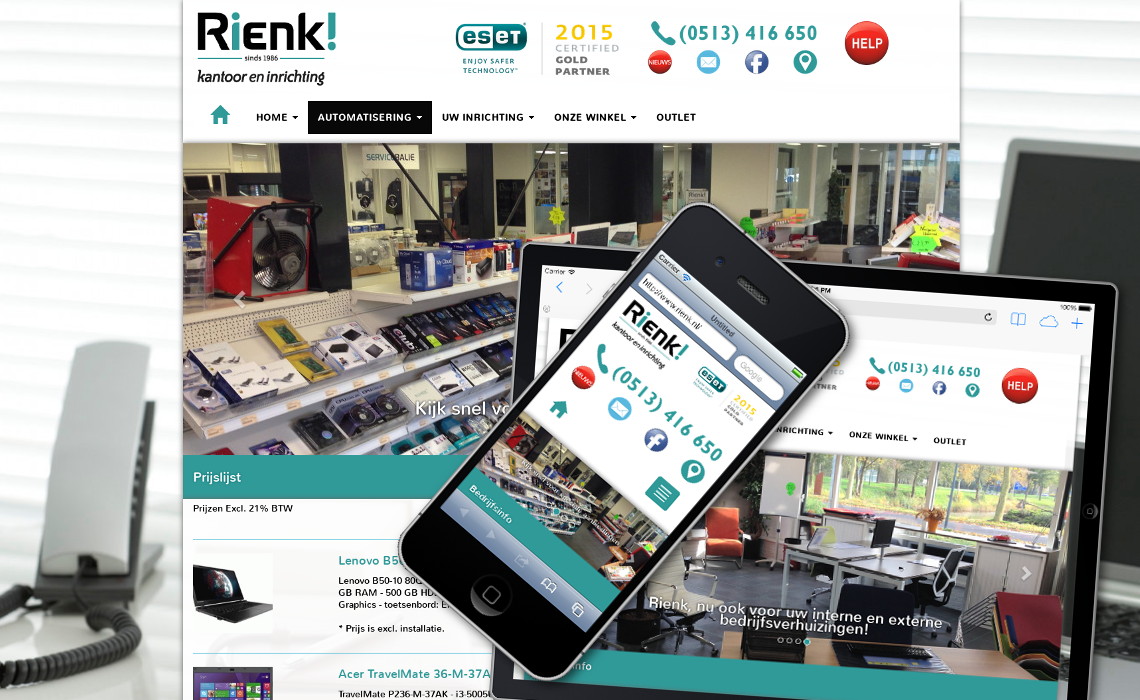 Website rienk.nl