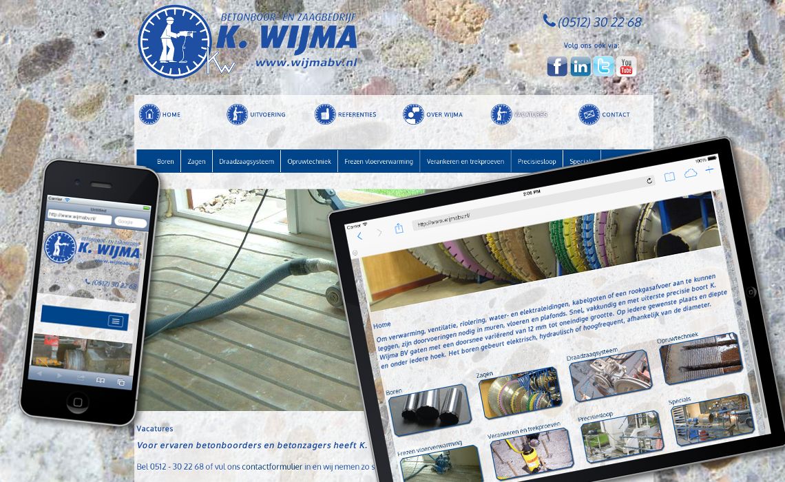 Website wijmabv.nl